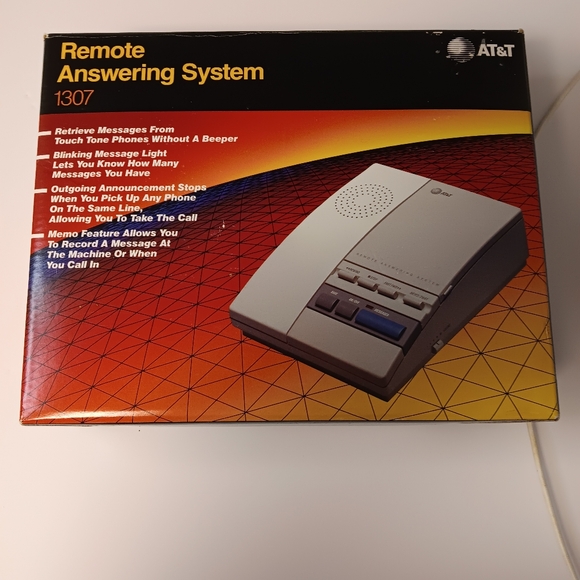 at&t | Other | Att Remote Answering System 37 Tan New In Original Box ...